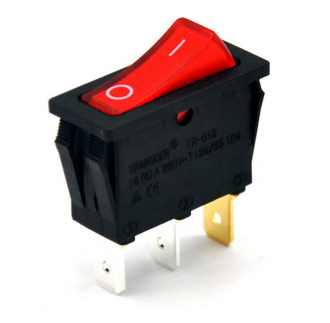 Mini Rocker Switch 3Pin ON OFF Illuminated SPST 20A 125VAC For Car Auto Mini Rocker Switch 3Pin ON OFF Illuminated SPST 20A 125VAC For Car Auto