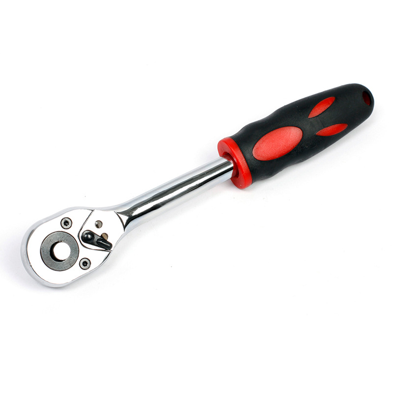 Carbon Steel Hand Tool 72 Tooth Flexible 3/8 Ratchet Handle Wrench for Socket