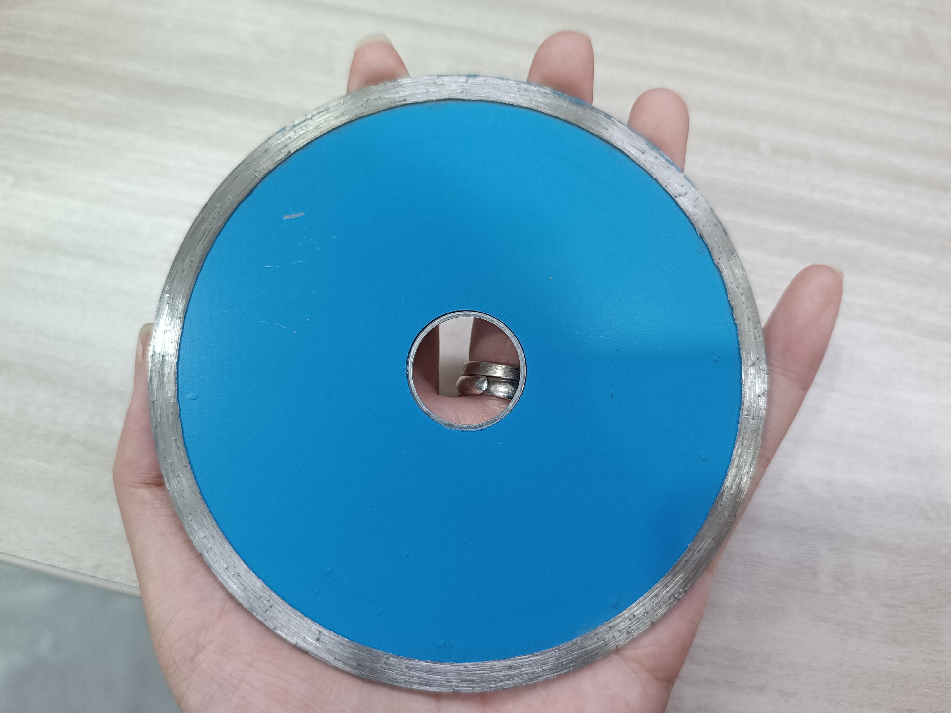 cold press Continuous Rim Diamond Cutting Saw Blade Wheel  for Marble Tile Creamic Wet Cutting