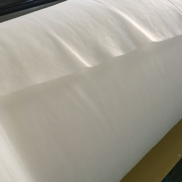 High quality breathable non woven hot air filter cotton nonwoven fabric