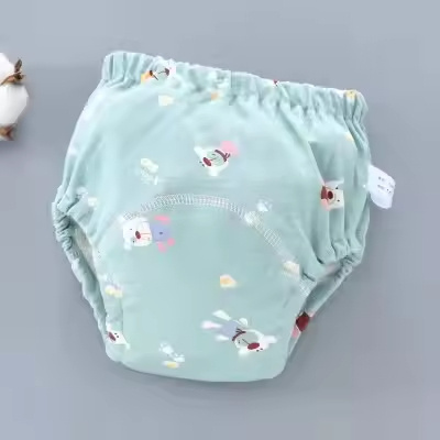 Famicheer baby night pants potty toilet training cotton underwear set 8