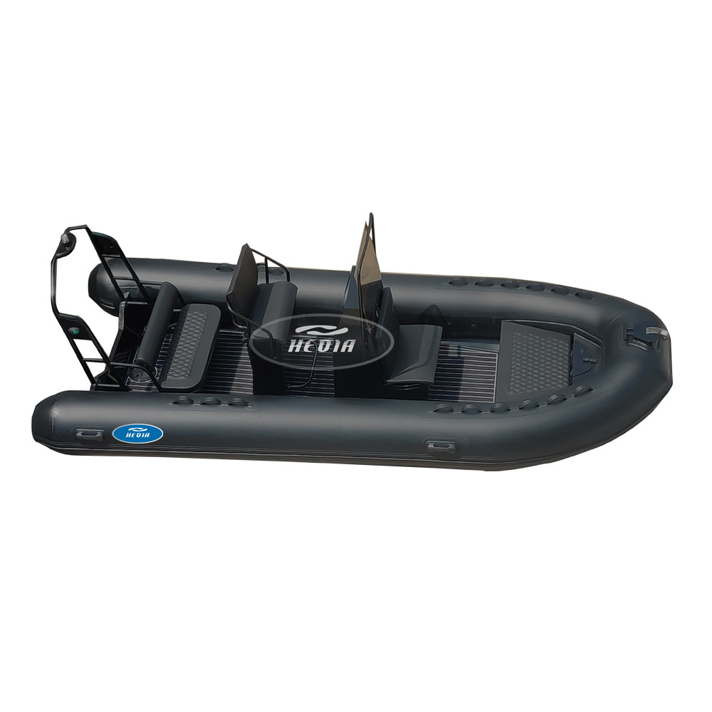 16 ft hypalon boat aluminum v hull rib rigid inflatable boat 5m inflatable rip with boat steering system