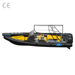 CE 32 ft 9.6m 8.6m  deep v aluminum hull hypalon sport ocean Luxury rigid inflatable rib boat 960 860 for tours