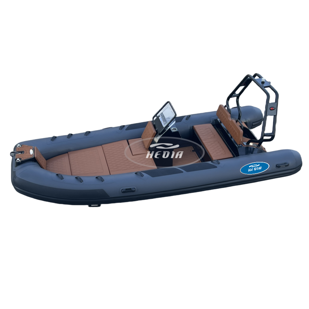 RIB480 CE 4.8m Rubber Dinghy Rib 480 Sailing Boat Small Inflatable dinghy center console 16 feet Rib Boat for 8 people