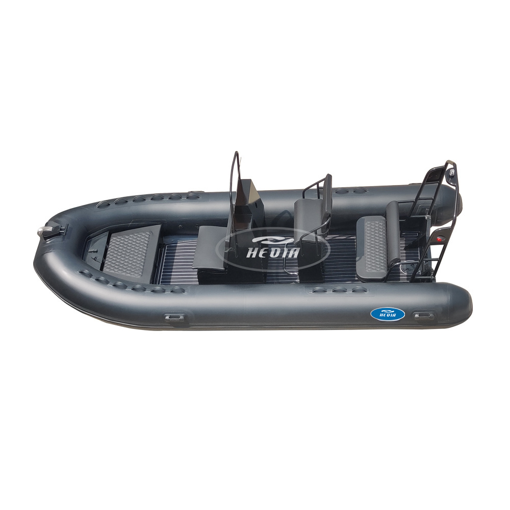 16 ft hypalon boat aluminum v hull rib rigid inflatable boat 5m inflatable rip with boat steering system