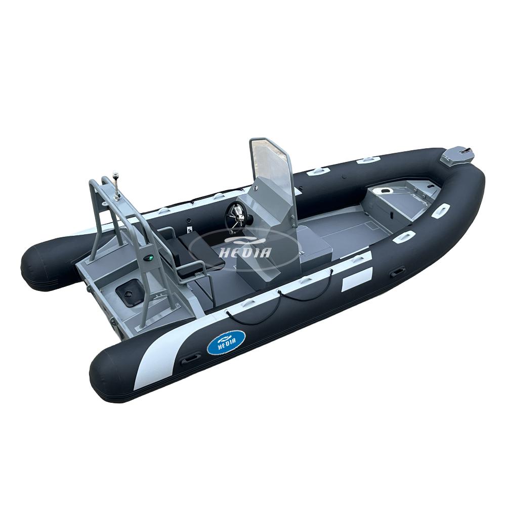 CE Certified 17.7ft Aluminum RIB 540 sea inflatable boat For Sale