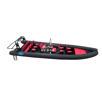 China rib boats 9m aluminum Hull Deep V Cheap boat 10 passenger speed boat for sale