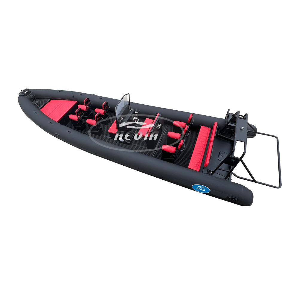 China rib boats 9m aluminum Hull Deep V Cheap boat 10 passenger speed boat for sale