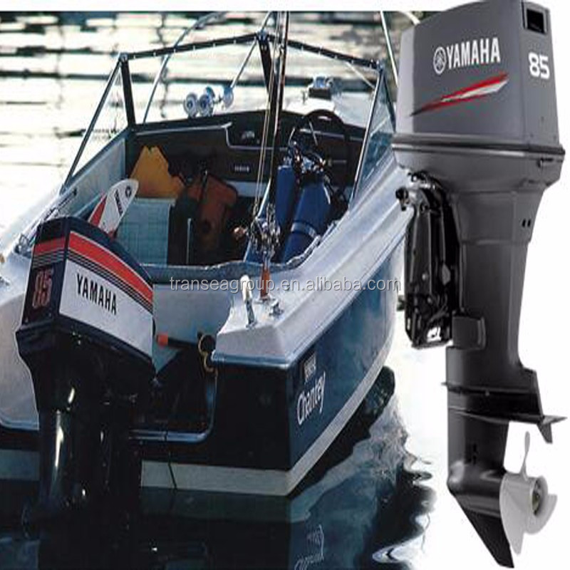 2 stroke outboard motor 115HP with long shaft transom rib boat hypalon fiberglass 680