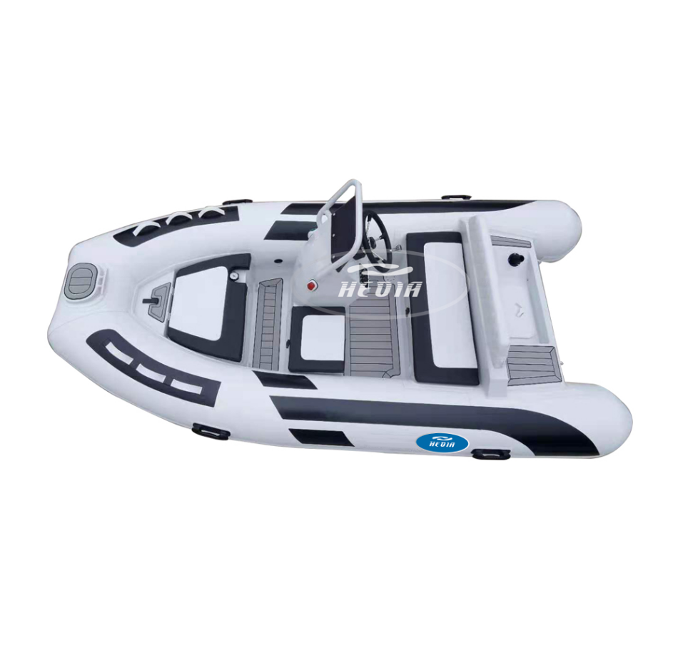 12ft PVC hypalon deep-v aluminum rigid hull inflatable rib boat for sale