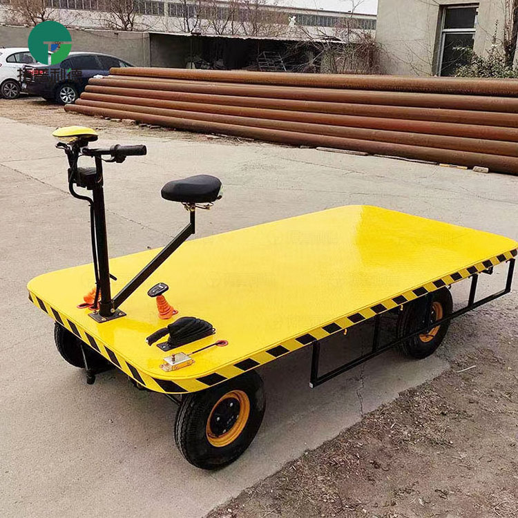 Hot sale platform 1600 kg transport power trolley electric garden cart