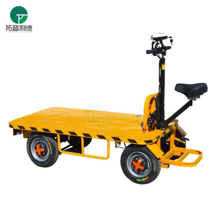 Warehouse garden tool cart power flatbed electric material handling carts