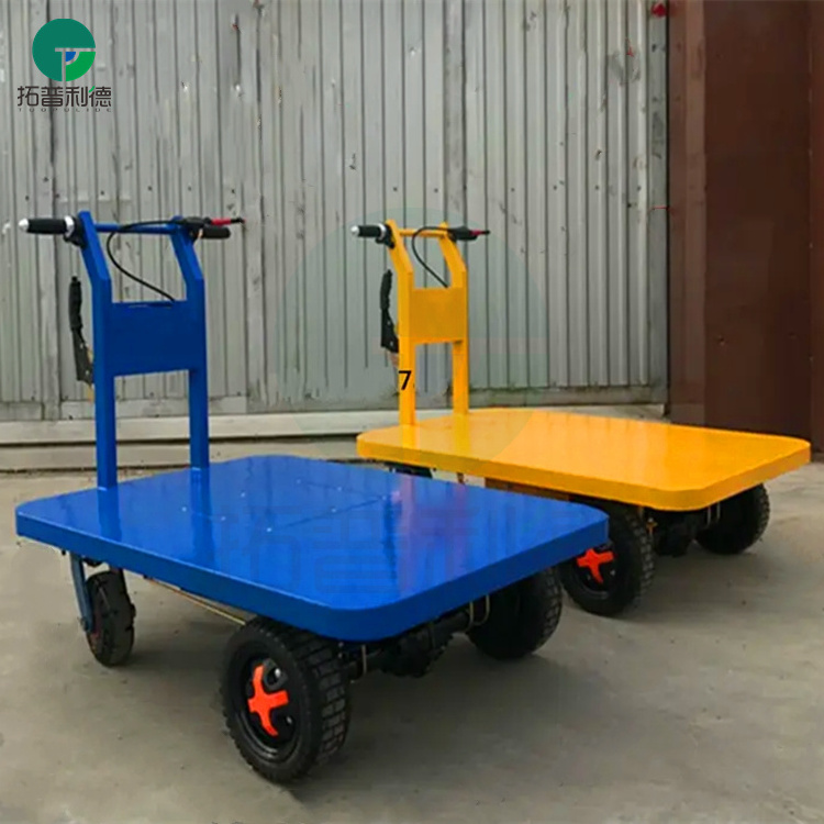 Easy operation workpiece transportation electric railroad hand cart