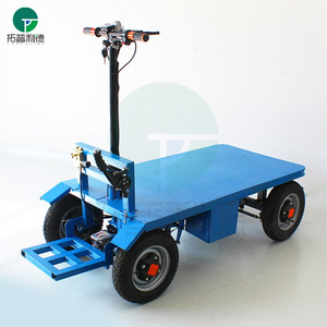 Hot sale platform 1600 kg transport power trolley electric garden cart