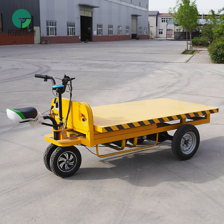 Warehouse garden tool cart power flatbed electric material handling carts