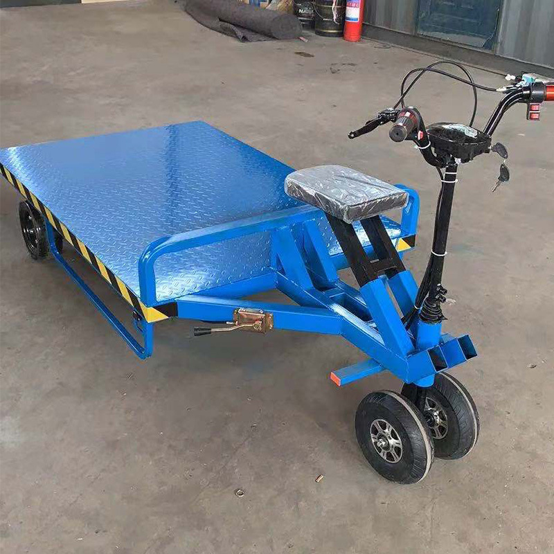 Easy operation workpiece transportation electric railroad hand cart