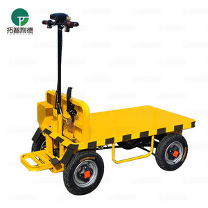 Warehouse garden tool cart power flatbed electric material handling carts