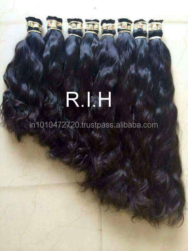 Mongolian Human Hair For Braiding Crochet Hair