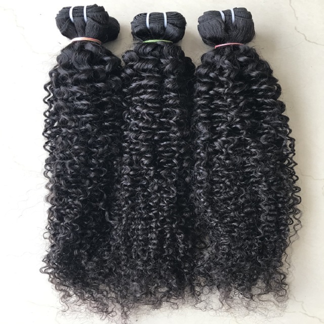 Mongolian Cambodian Kinky Curly Hair Weave, Raw Cambodian Hair Bundle's Vendor, Indian Natural Raw Kinky Curly Bulk Human Hair's