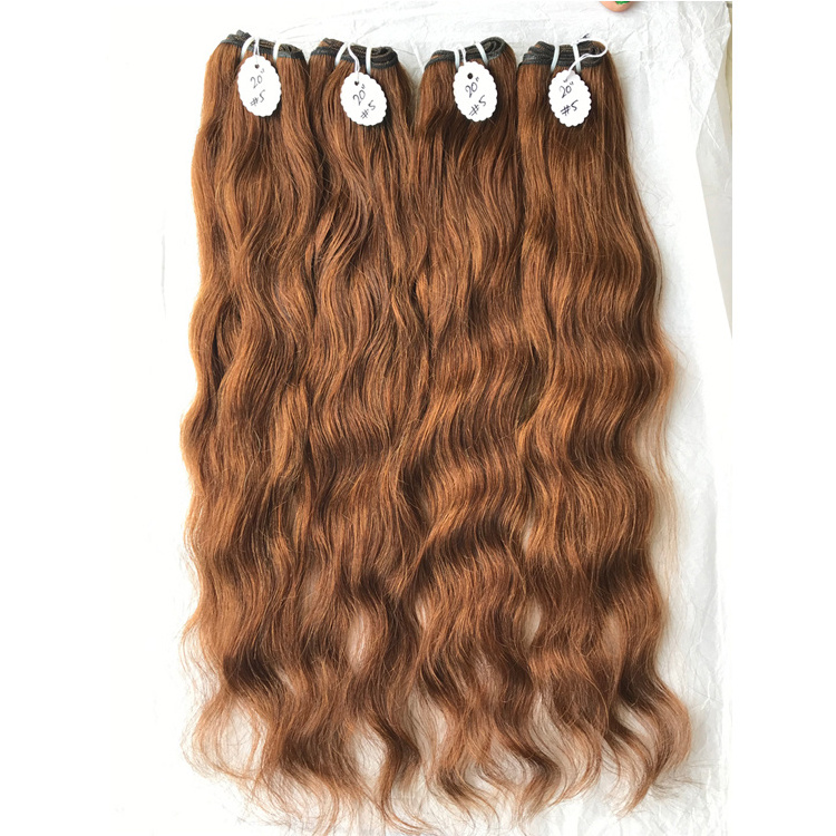 Genuine Vendor Selling Temple Grade 100% Raw Unprocessed Virgin Indian Hair Colour 5 Straight Remy Human Hair Extensions