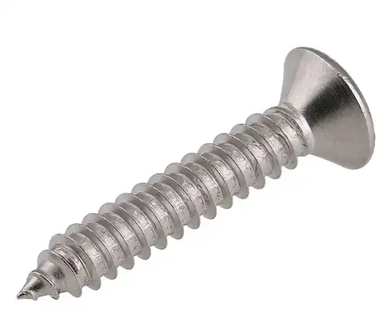 Cross Recessed Countersunk Head Stainless Steel Self Tapping Screw