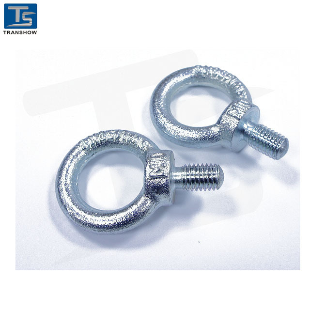 stainless steel / steel galvanized M10 thread lifting ring eye bolt, Machinery shoulder lifting eye bolt