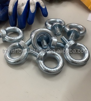 stainless steel / steel galvanized M10 thread lifting ring eye bolt, Machinery shoulder lifting eye bolt