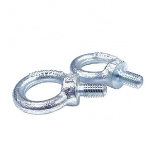 stainless steel / steel galvanized M10 thread lifting ring eye bolt, Machinery shoulder lifting eye bolt