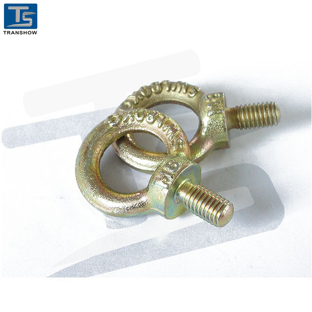 stainless steel / steel galvanized M10 thread lifting ring eye bolt, Machinery shoulder lifting eye bolt