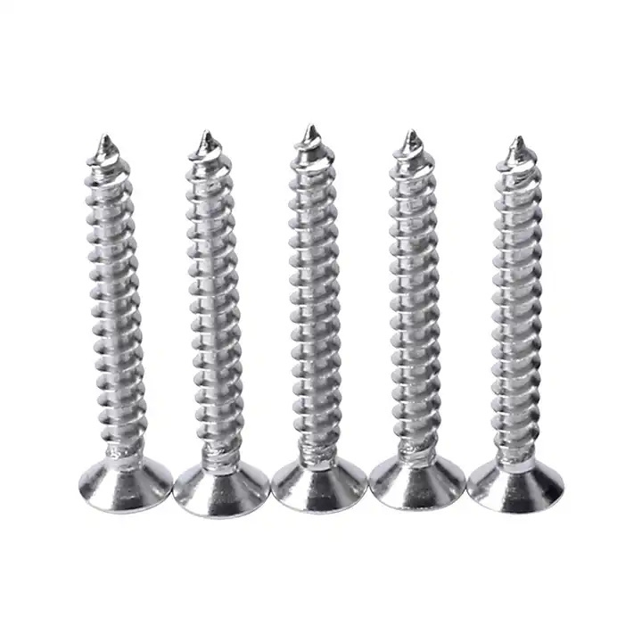 Cross Recessed Countersunk Head Stainless Steel Self Tapping Screw