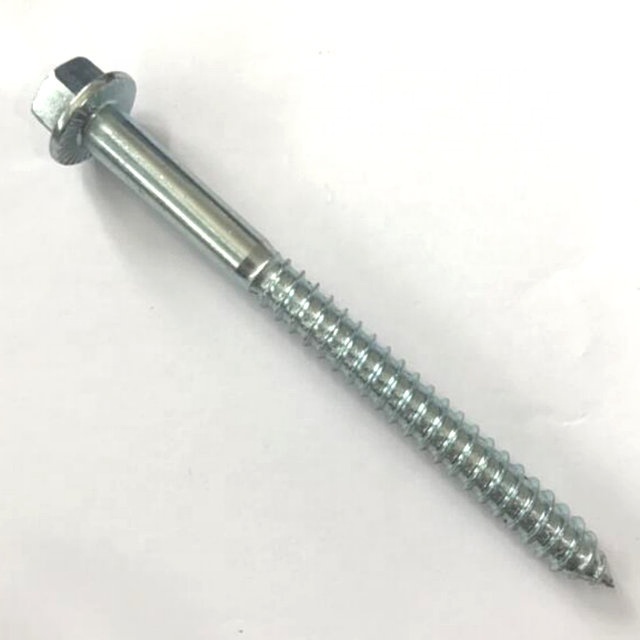 Class 10.9 High strength large Flange Hex Head Wood screw