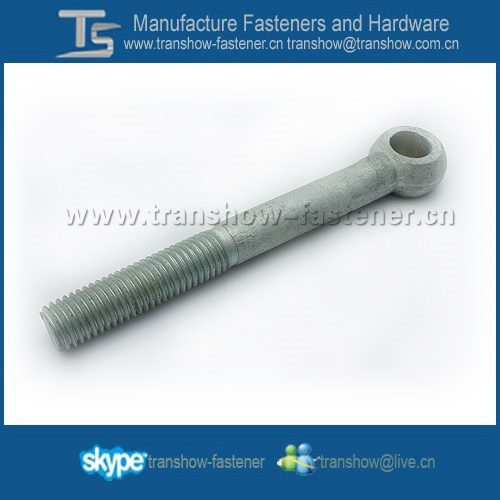 High strength Black oxide swing bolt / eye bolt