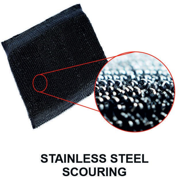 kitchen dish wash sponge stainless steel cleaning sponge / scouring pad