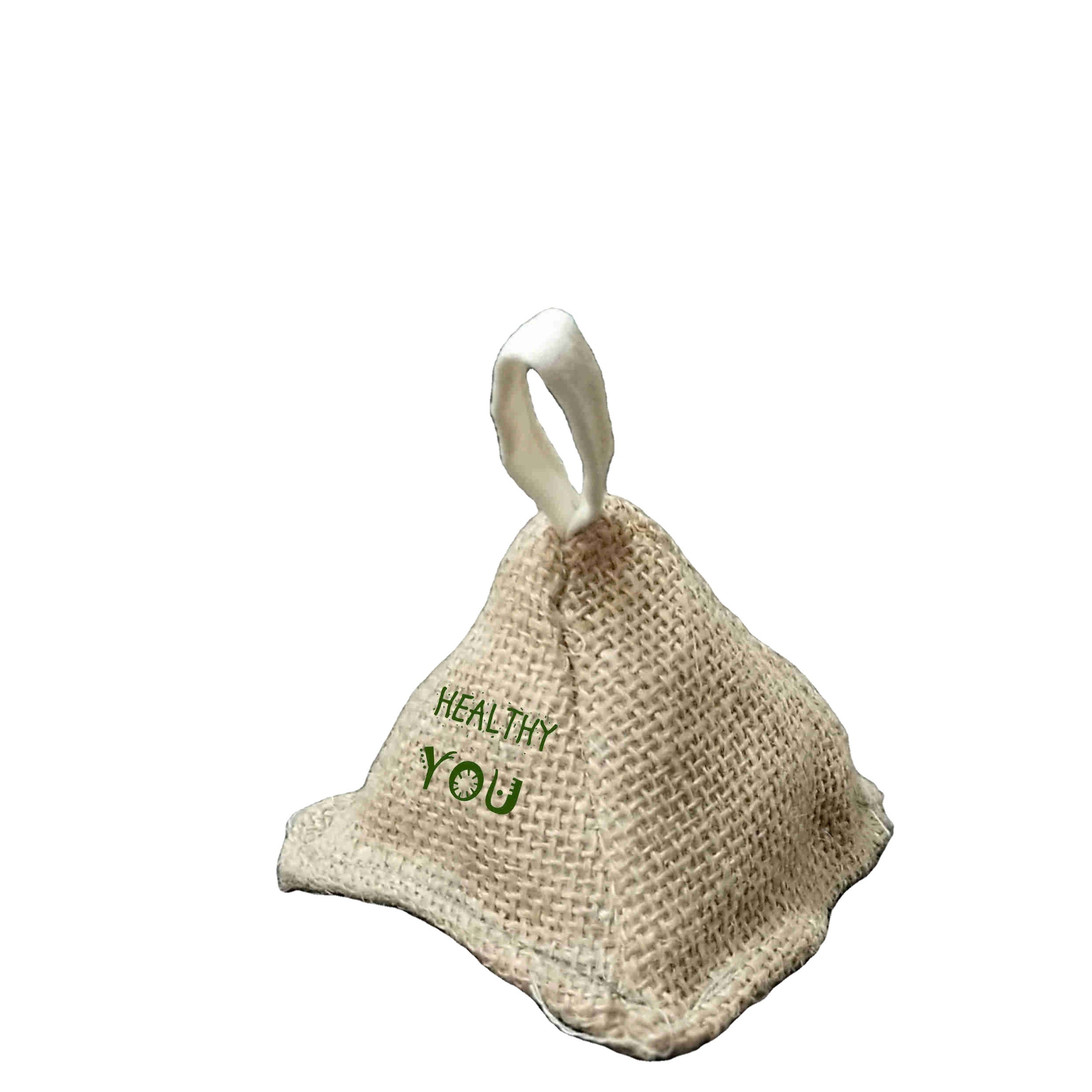 Re-usable Use Natural Charcoal bags with activated charcoal coconut shell charcoal Pyramid Pillow shape India origin