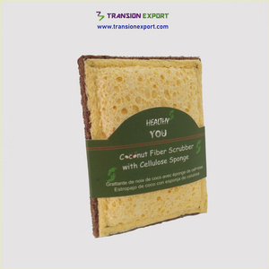 Cellulose Kitchen Cleaning Sponge with Scratch	Scouring pad