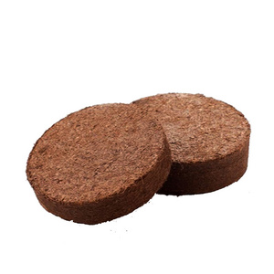 Natural Jiffy Peat Pellets Coconut Coir Pith Discs for planters pots seedling seed starting flower origin India bulk factory