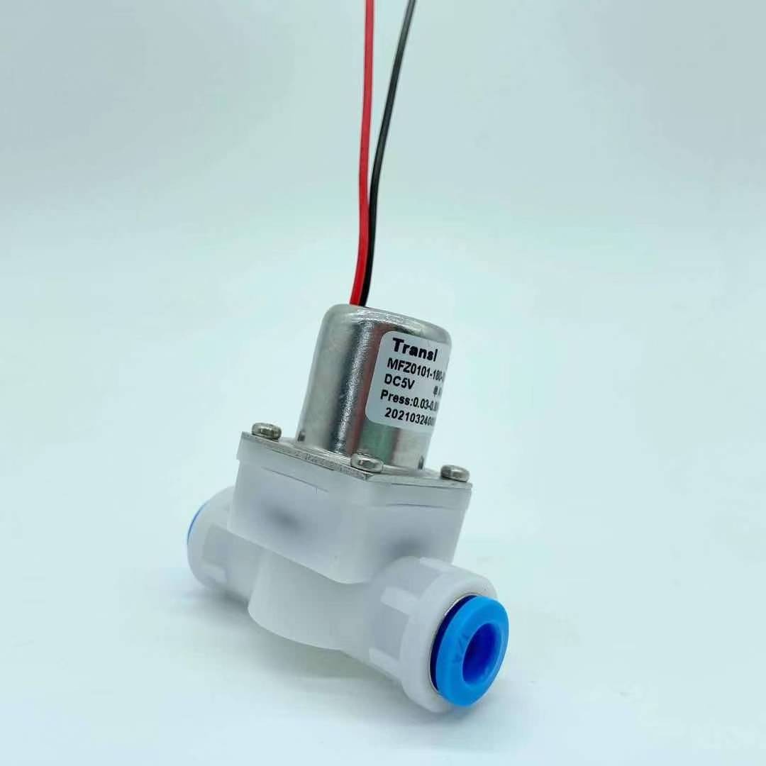 Transl Quickly connector  6mm tube 3.6V DC pulse solenoid valve water controller for smart sanitary remote control  system