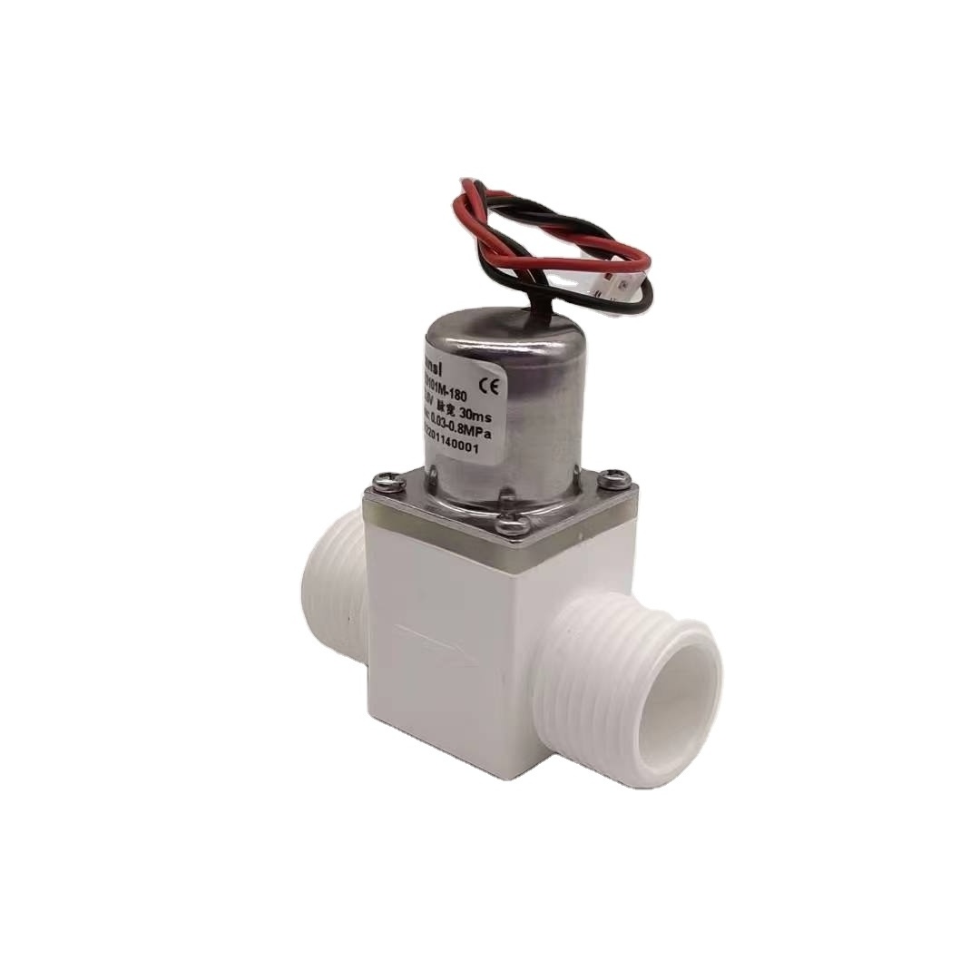 Transl Standard Product 1/2 Inch DC 12V 24V  Normally Closed Water Valve for Faucet or Bathroom System