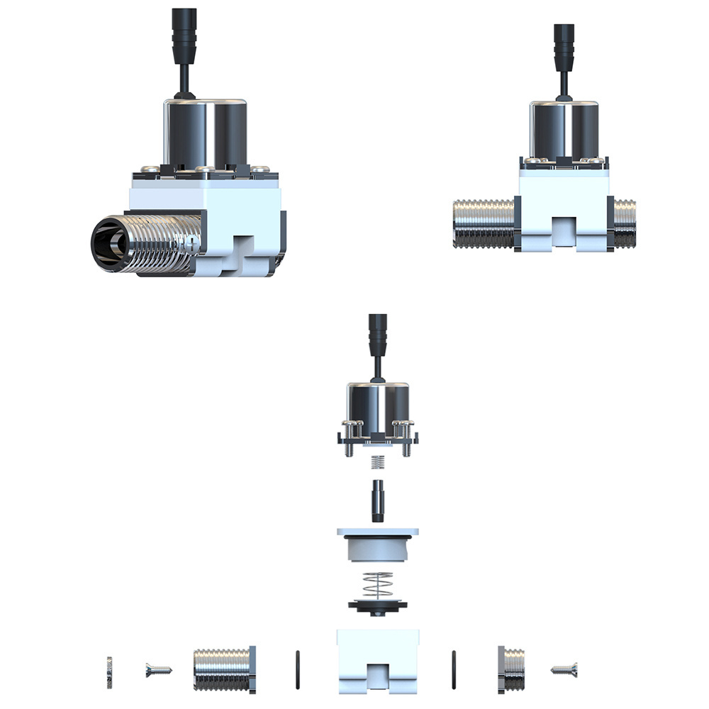 G3/4 inch Thread Size DC3V 12V Diaphragm Solenoid Pulse Valve Plastic latching solenoid valve for Water sprinkler