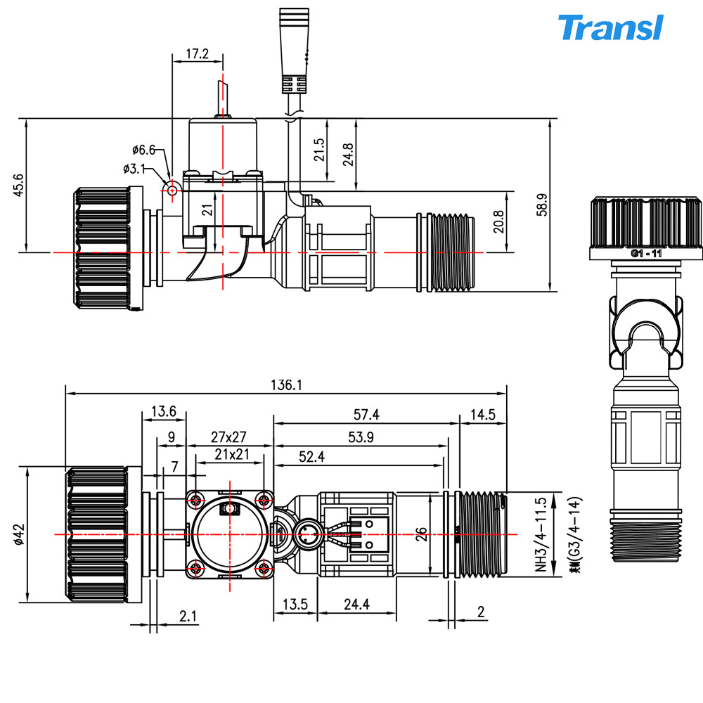 Oem odm high quality dc12 v 24 v male thread bistable pulse latching water solenoid valve for sprinkler