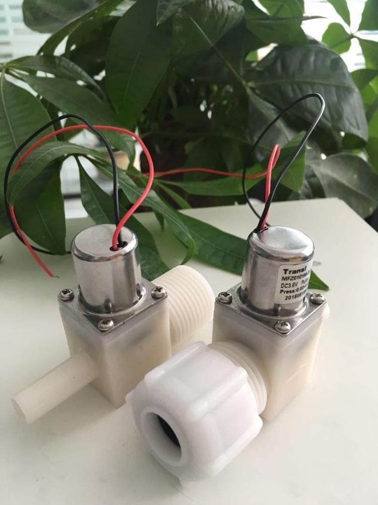 dc decorative cover plastic solenoid water valve