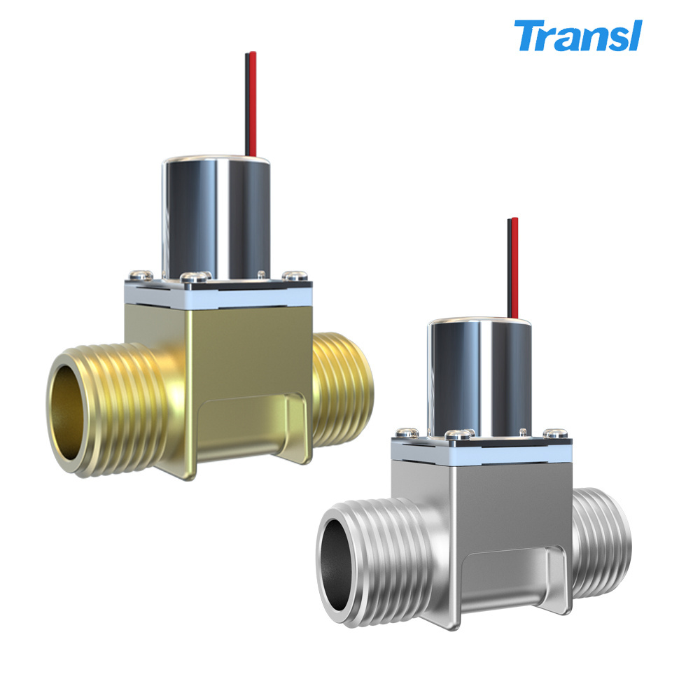 Pulse valve 3V 6V DC Battery G1/2 inch mini bistable brass water valve touchless faucet latching solenoid valve