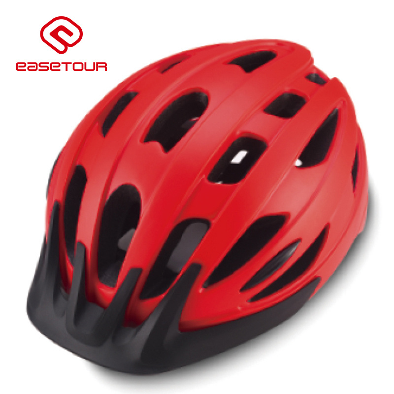 EASETOUR High Professional Popular Led light Bicycle Helmets Adult MTB Bike Helmets with visor