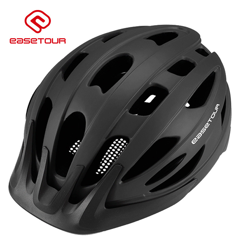 EASETOUR High Professional Popular Led light Bicycle Helmets Adult MTB Bike Helmets with visor