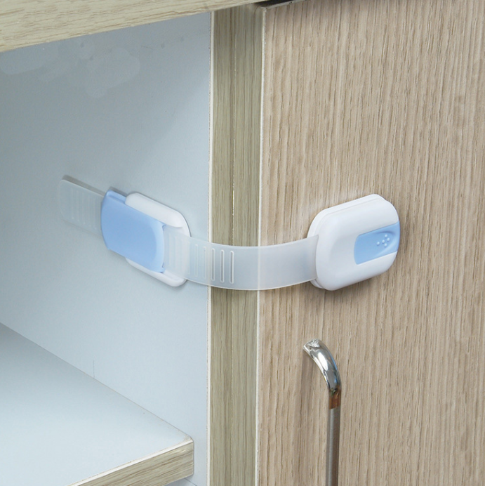 Cupboard Straps Safety Locks, Cabinet Lock Window, Kitchen. Cupboard Locks for Children Baby proofing with Extra 3M