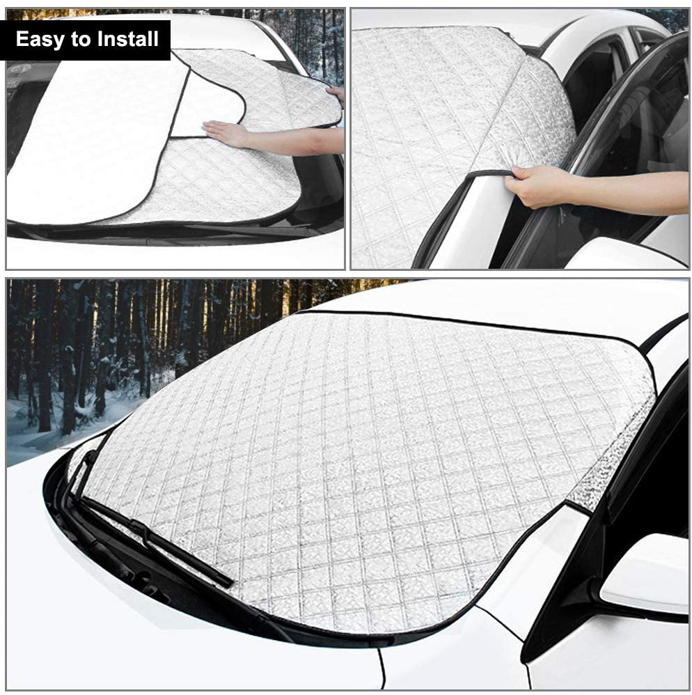 Car Windscreen Sun Shade UV Front Screen Sunshade Cover Protector Keep Car Cool Windshield Dust Cover Frost Snow Ice Cover