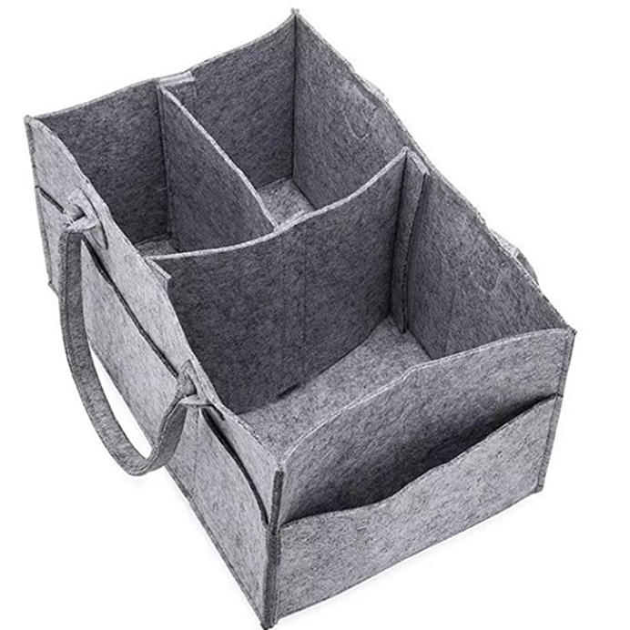 New Trend Hot Selling Felt Baby Diaper Caddy Storage Organizer Tote baby products