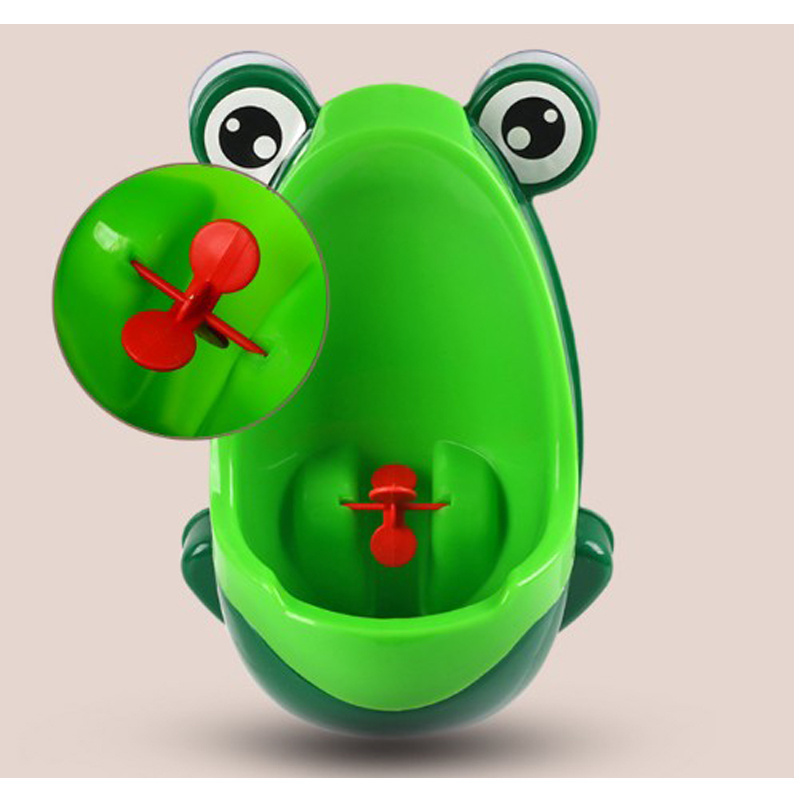 Potty Training Toilet for Kids Toilet Training Children Potty Pee Urine Home Bathroom Frog Shape Toilet Urinal