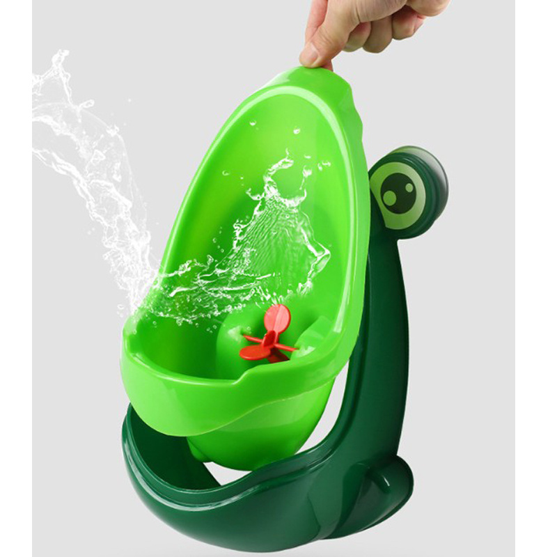 Potty Training Toilet for Kids Toilet Training Children Potty Pee Urine Home Bathroom Frog Shape Toilet Urinal