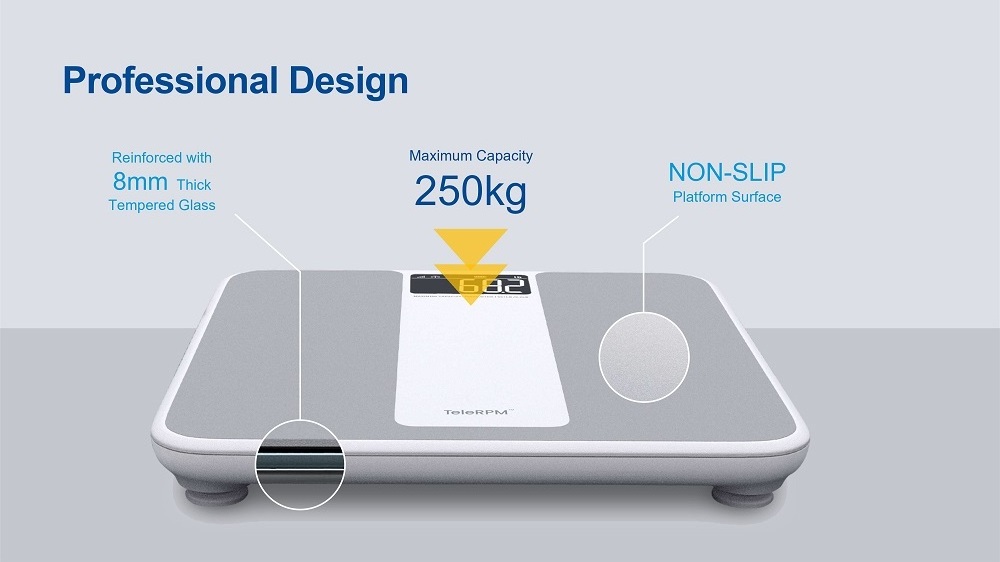 TRANSTEK cellular remote display body weighting scale 4G electronic scale digital scale for telehealth